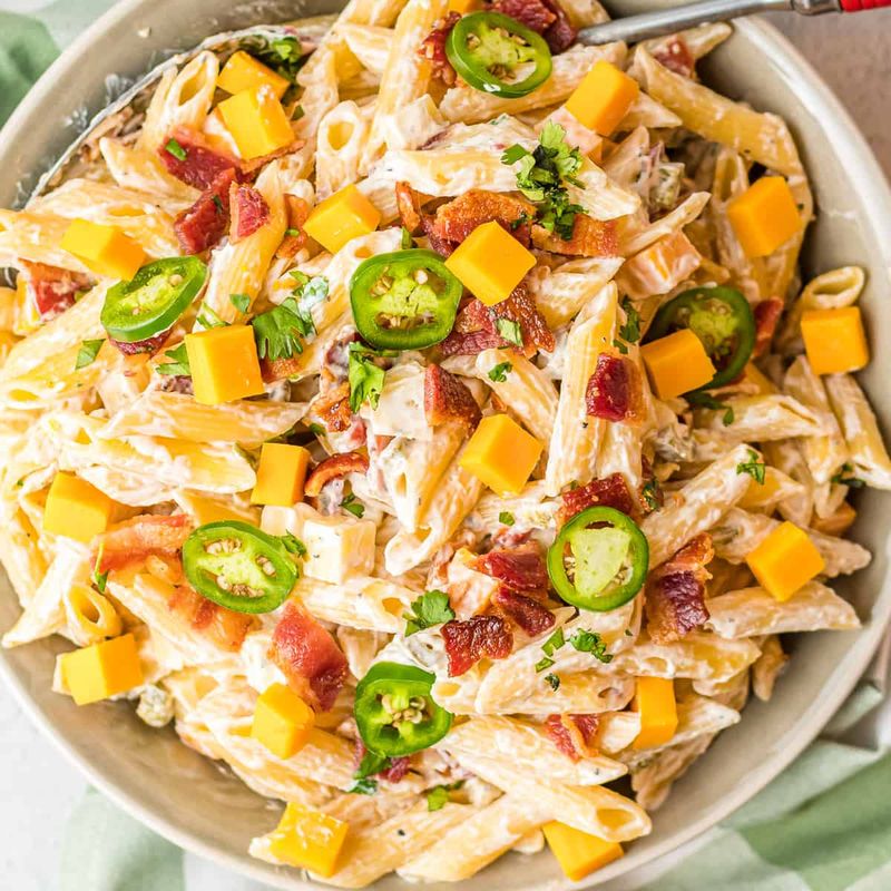 Jalapeño Popper Pasta Salad