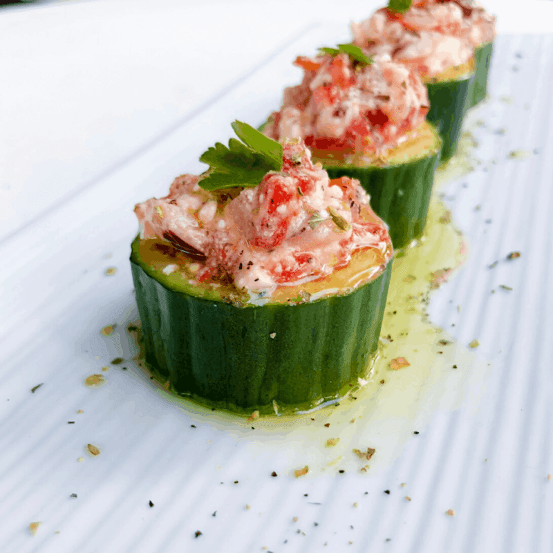 Greek Cucumber Cups
