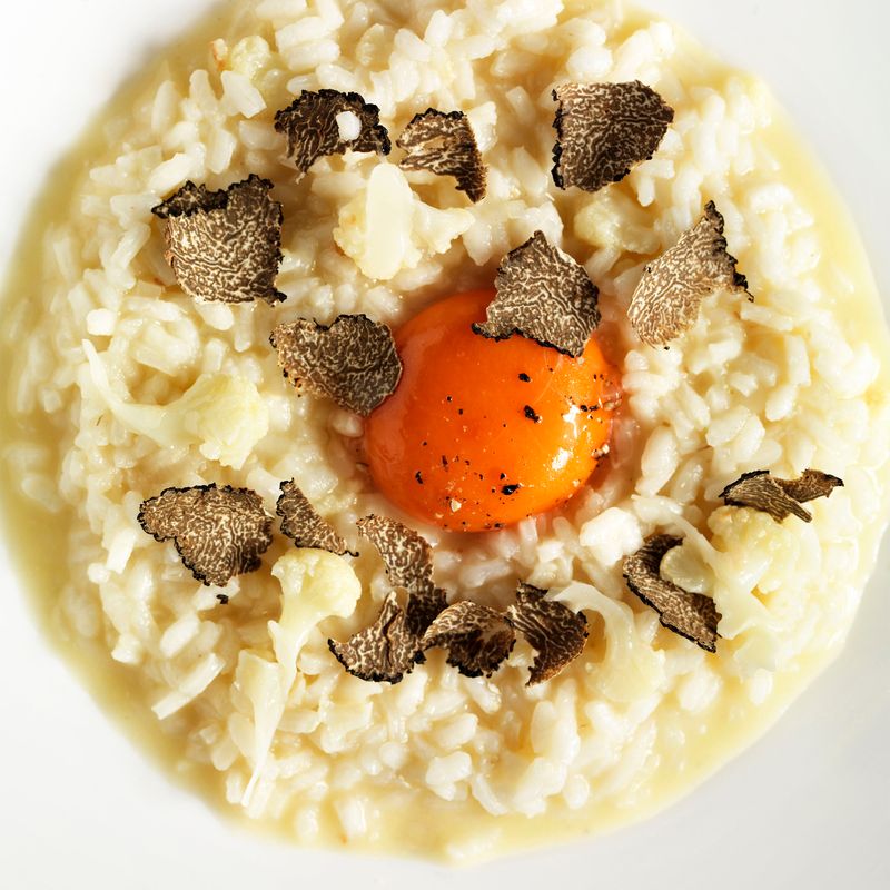 Cauliflower And Truffle Oil Risotto