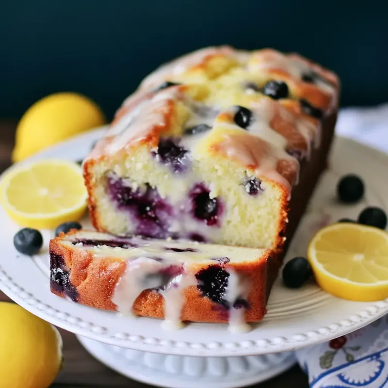 Lemon-Blueberry Pound Cake