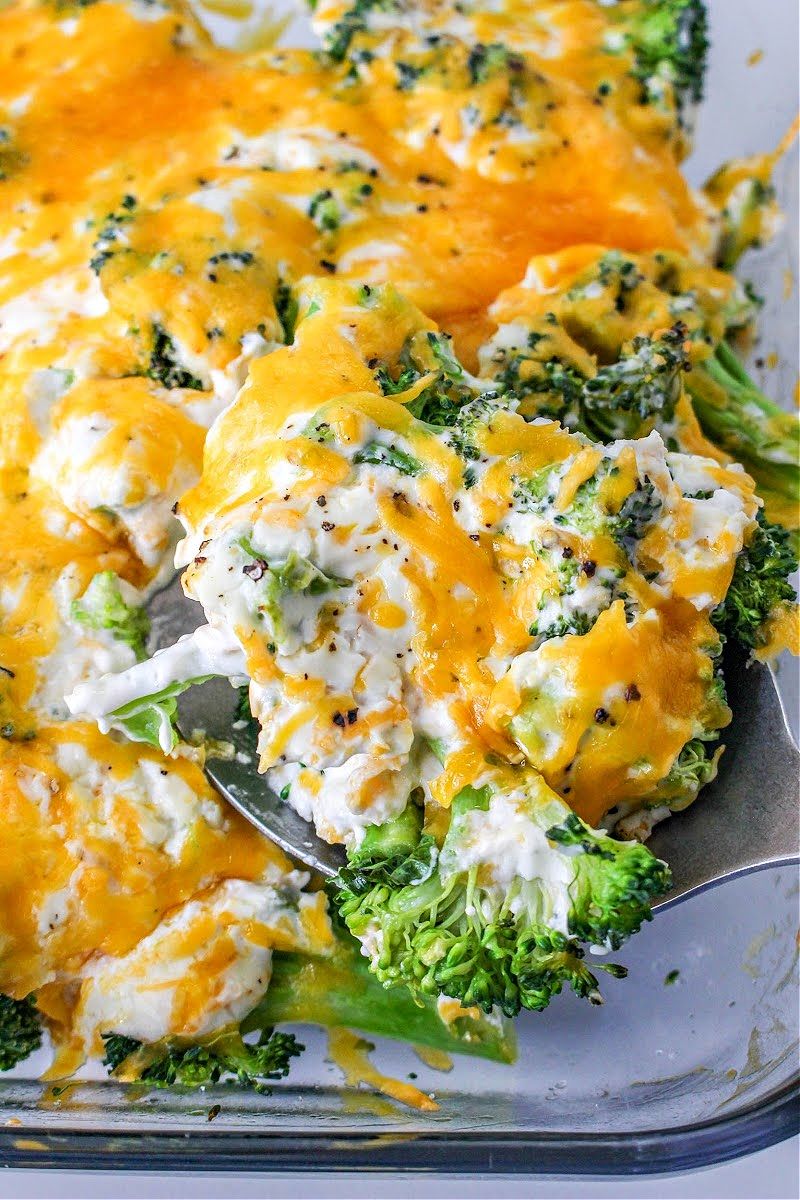 Cheesy Broccoli Ranch Chicken Casserole