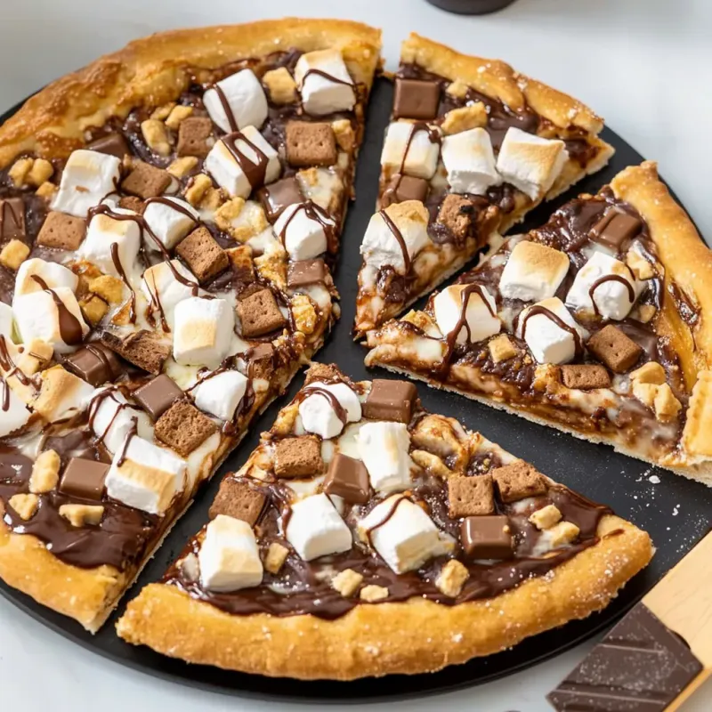 Dessert S'mores Pizza Fantasy
