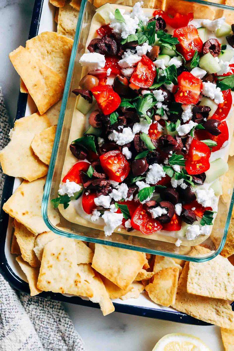 Mediterranean Hummus Cups
