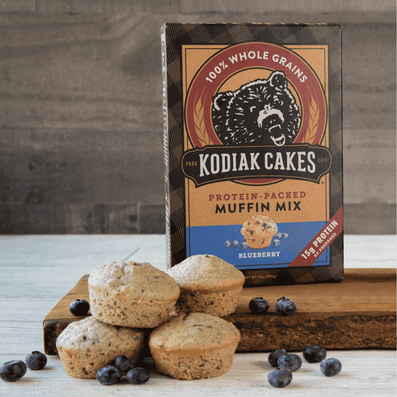 Kodiak Cakes Blueberry Muffin Mix (With Added Sugar)