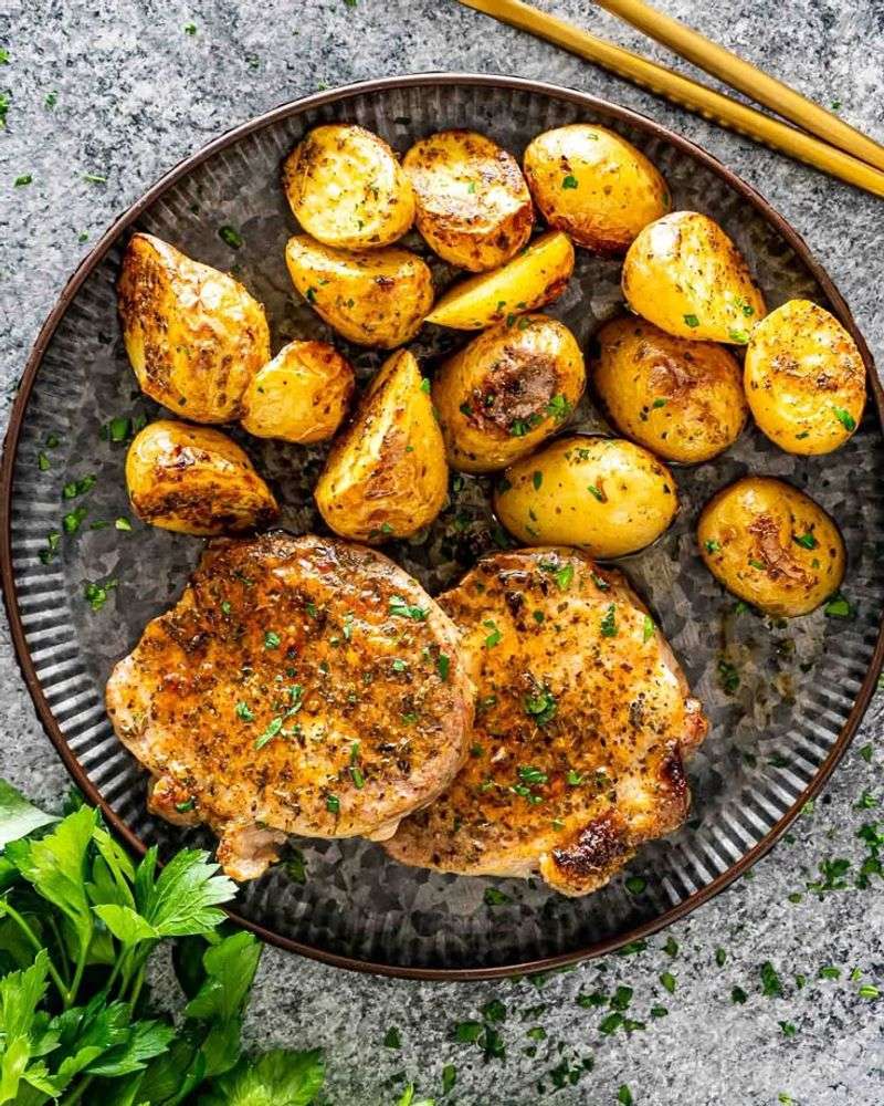Ranch Pork Chops And Potatoes