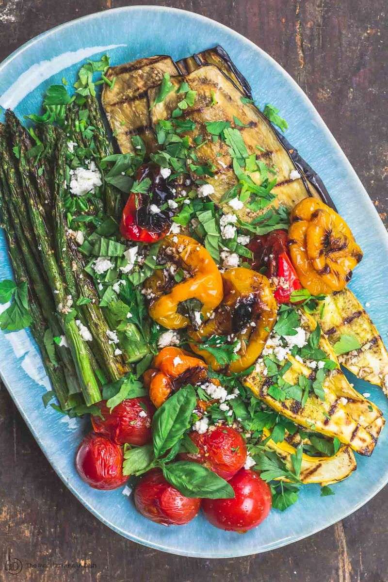 Mediterranean Grilled Vegetable Platter