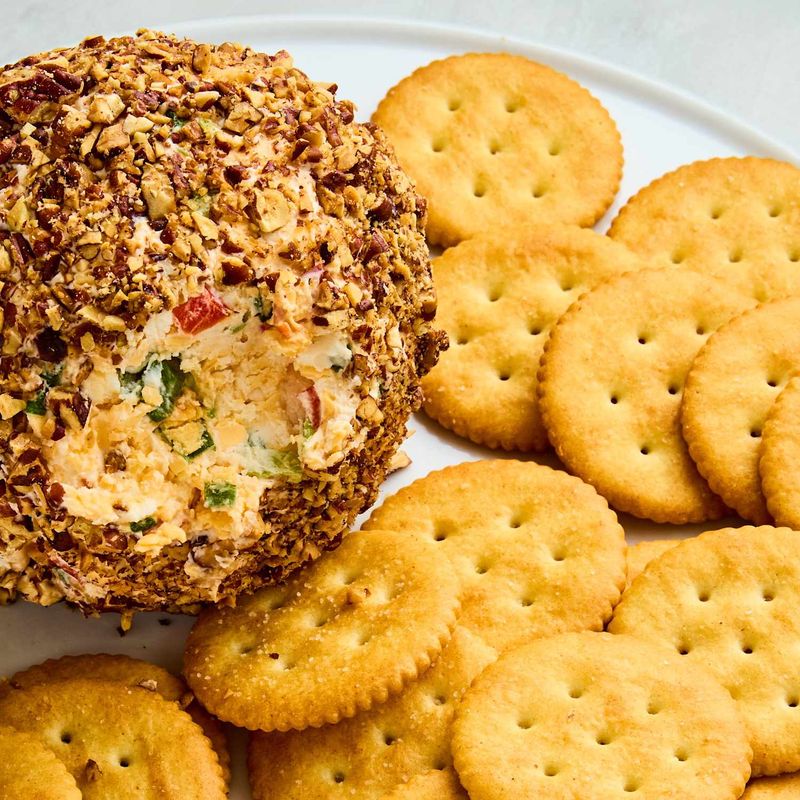 Cheese Balls Rolled In Nuts