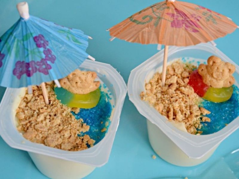 Goo Lagoon “Sand” Pudding Cups