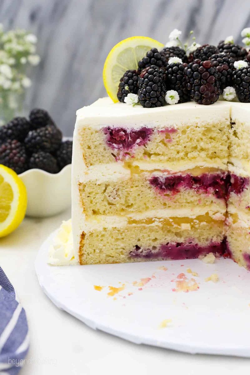 Blackberry Lemonade Cake