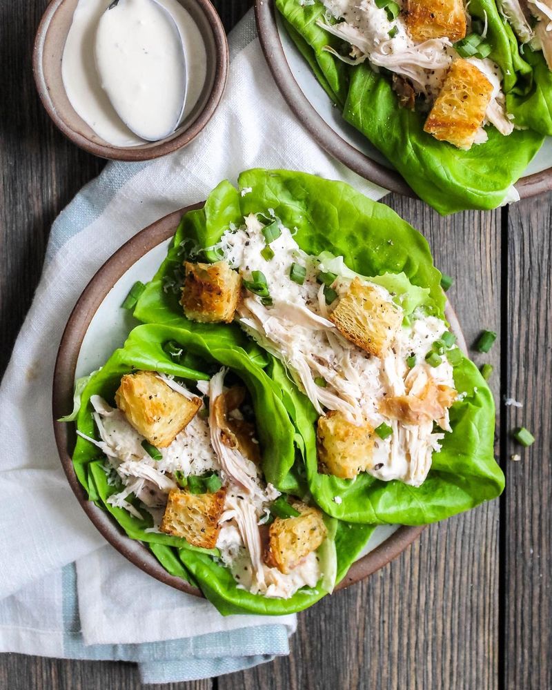 Rotisserie Chicken Lettuce Wraps