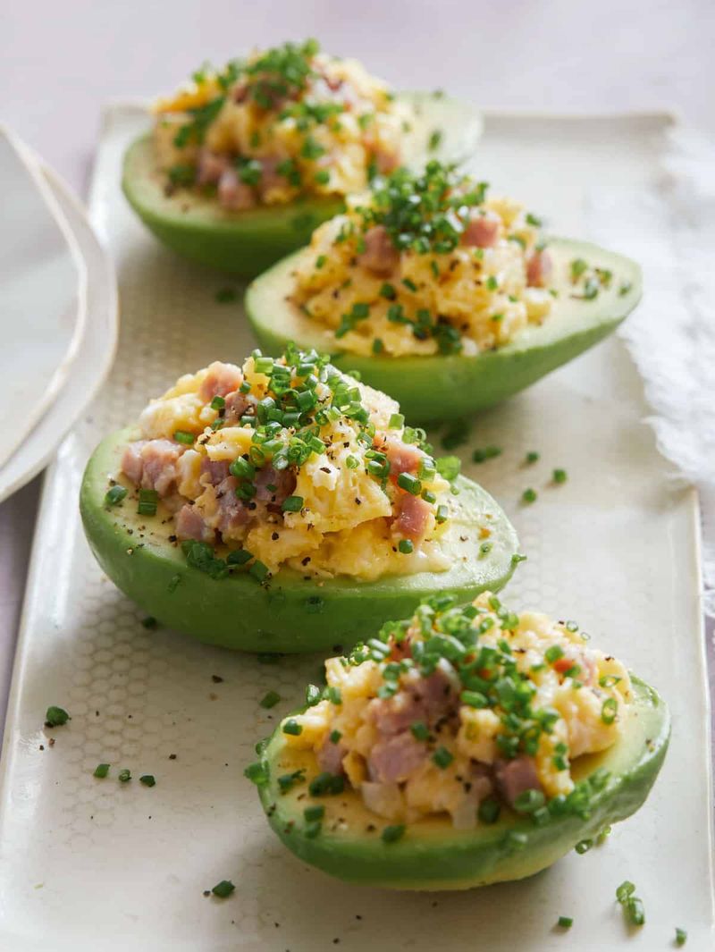 Creamy Egg-Stuffed Avocados
