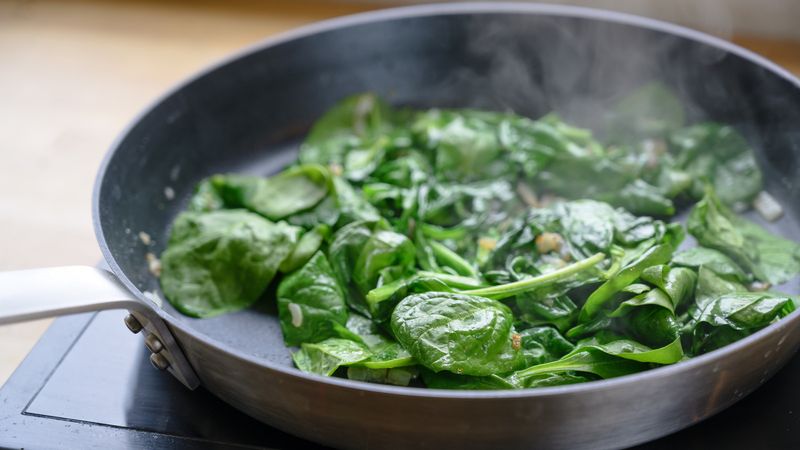 Spinach Releases Nitrates