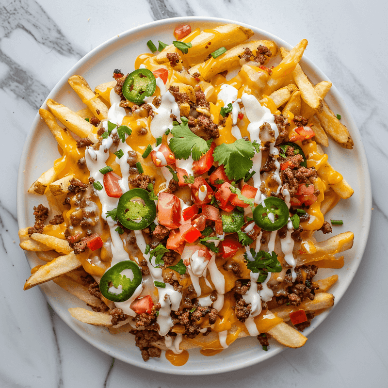 Curly Fries Nacho Platter