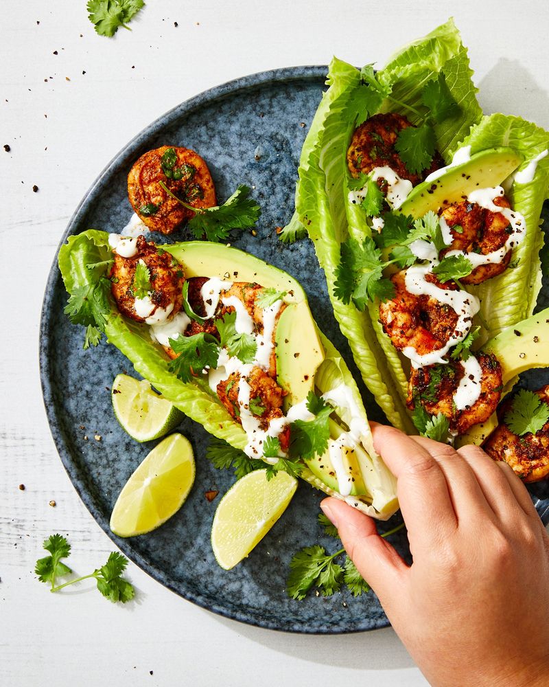 Lemon Dill Prawn Wraps