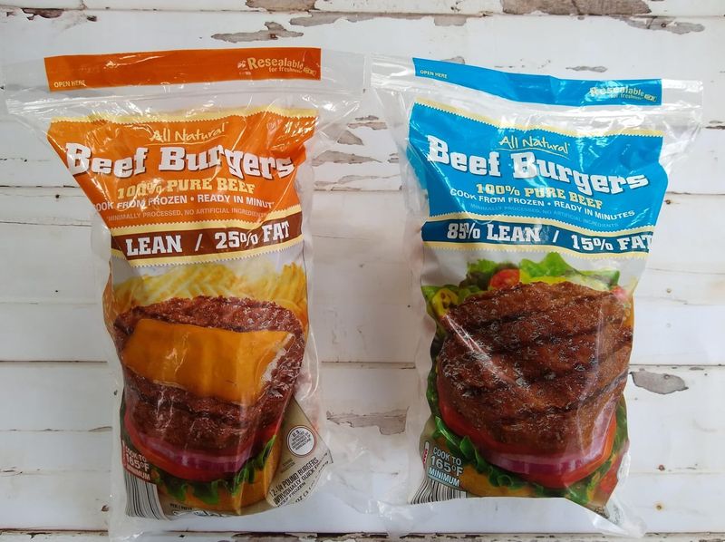 Frozen Hamburger Patties