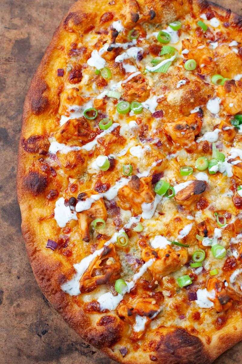 Buffalo Cauliflower Pizza
