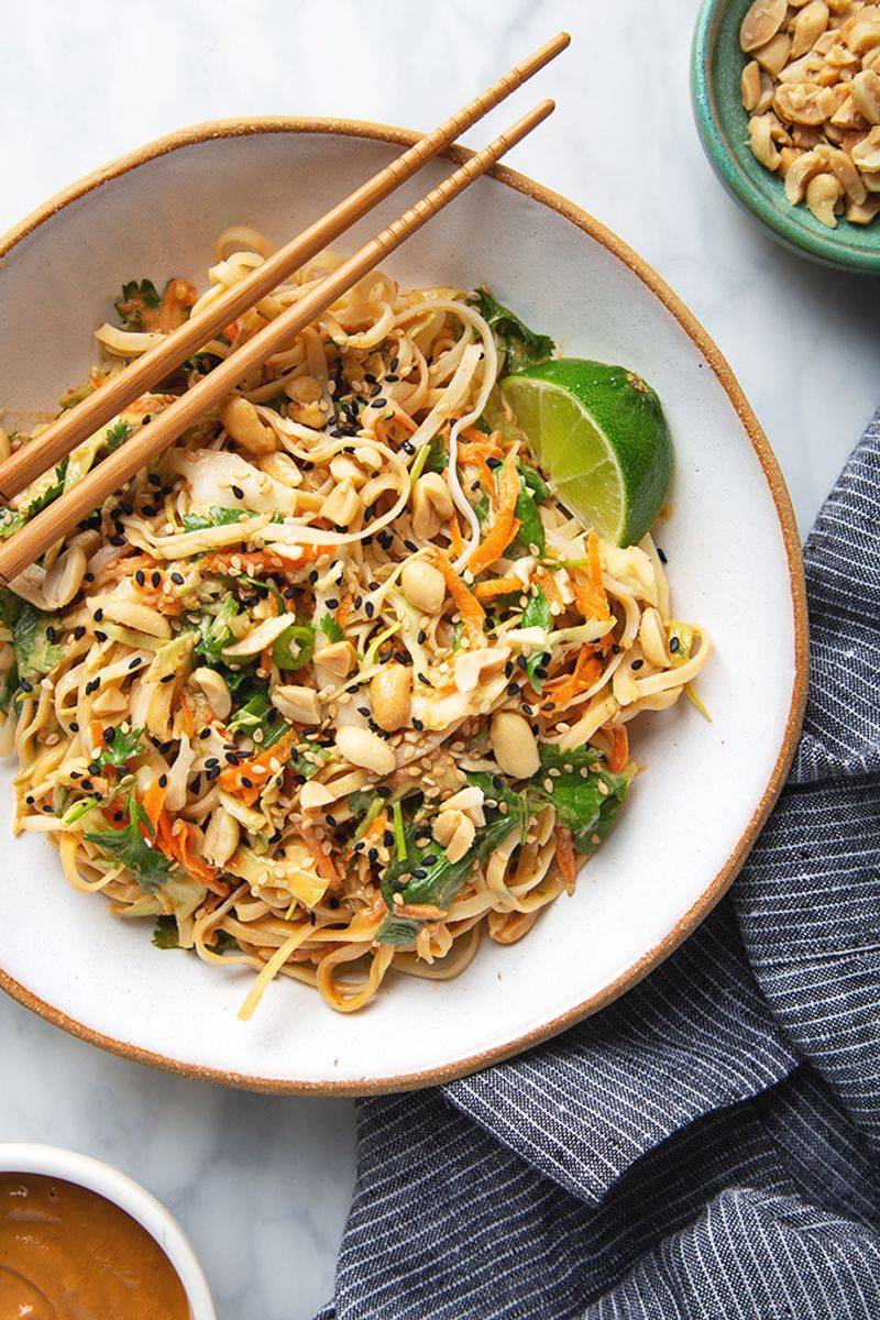 Thai-Inspired Peanut Noodle Salad