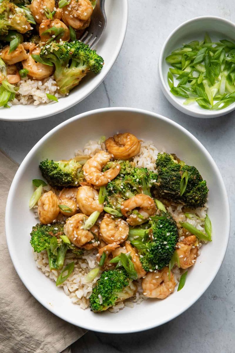 Shrimp And Broccoli Stir-Fry