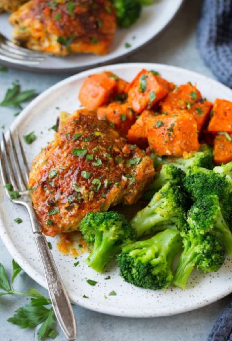 Grilled Chicken And Sweet Potato