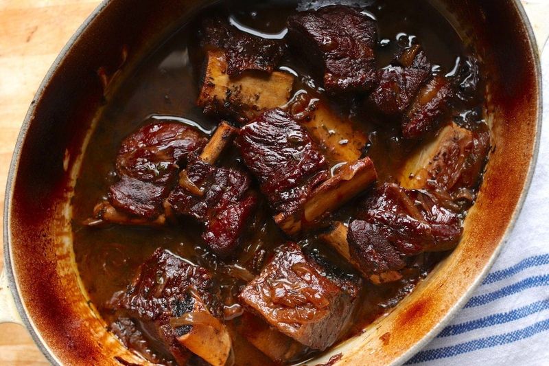 Black Tea Braised Short Ribs