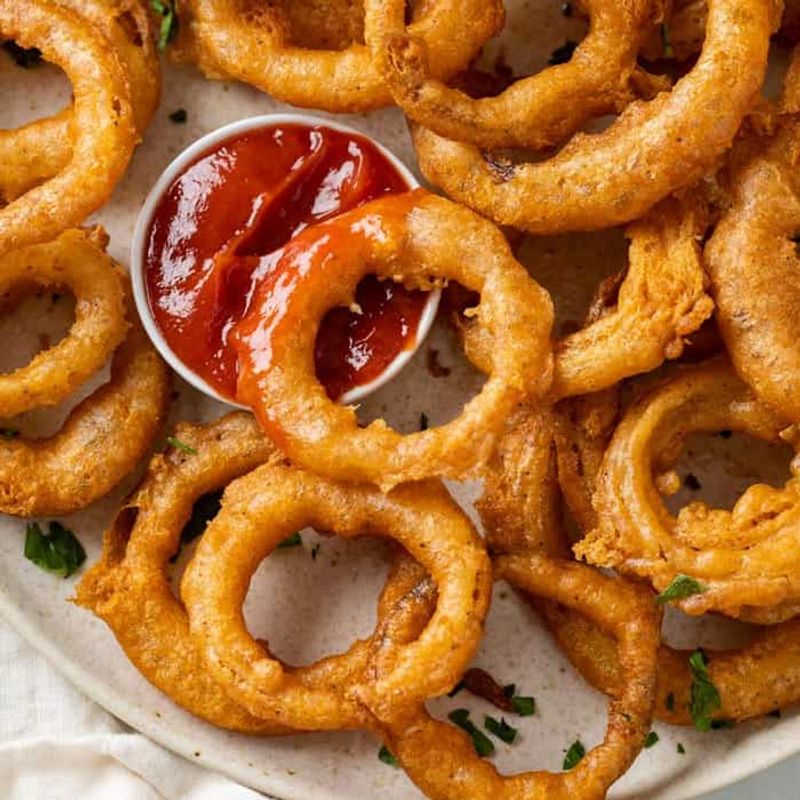 Beer-Battered Onion Rings