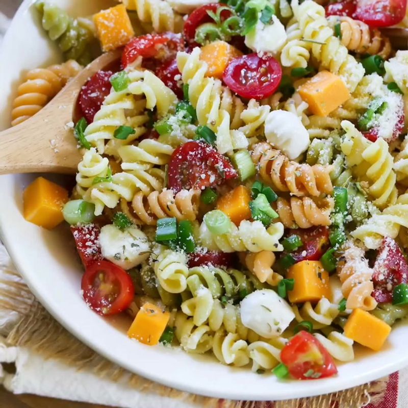 Rainbow Pasta Salad