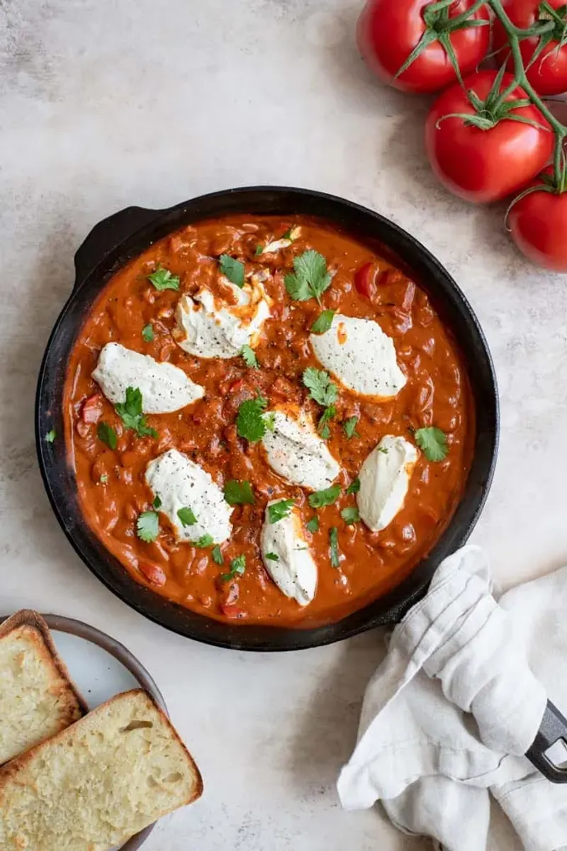 Chickpea Shakshuka With Cashew Feta