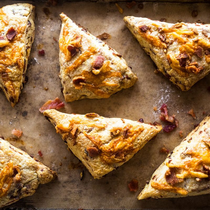 Bacon Cheddar Scones