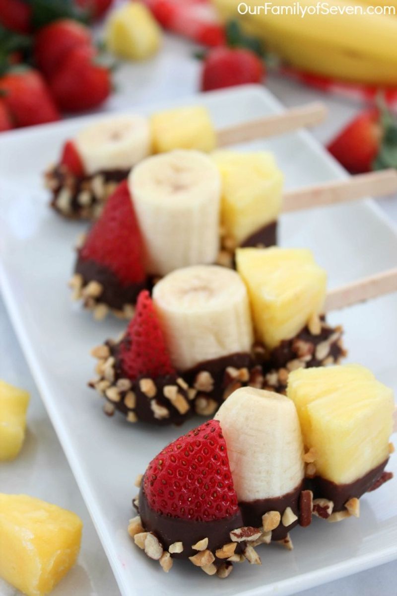 Banana Split Bites