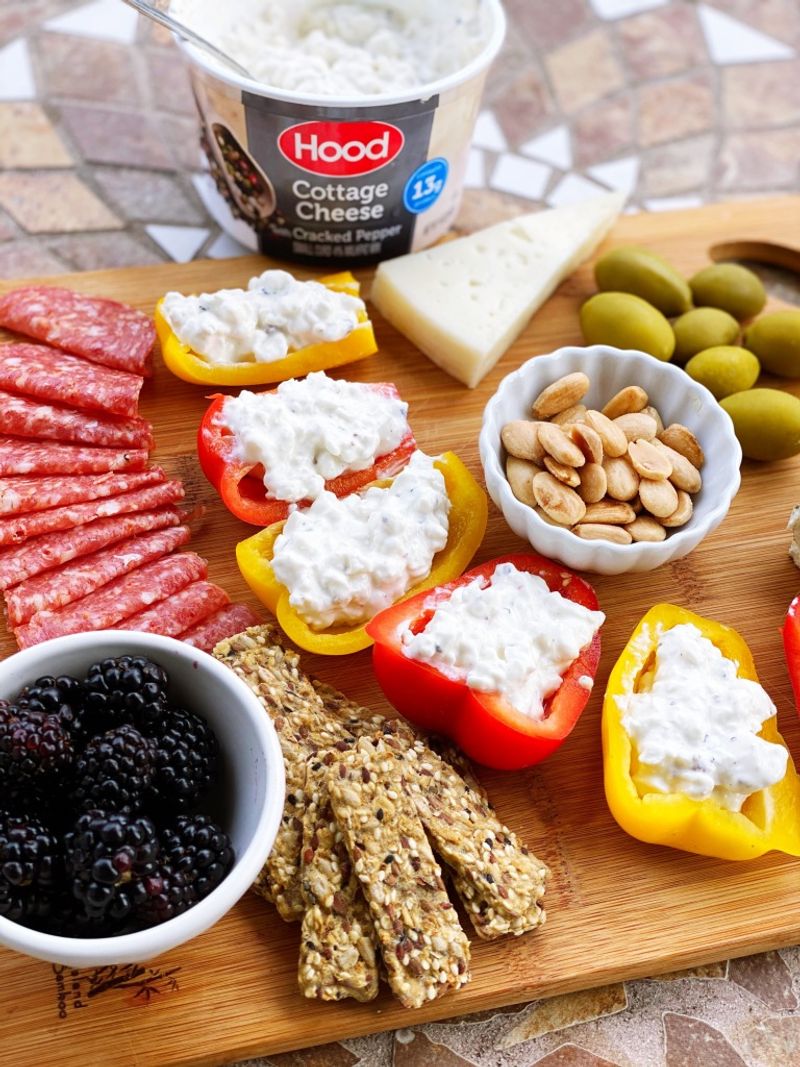 Cottage Cheese Stuffed Peppers