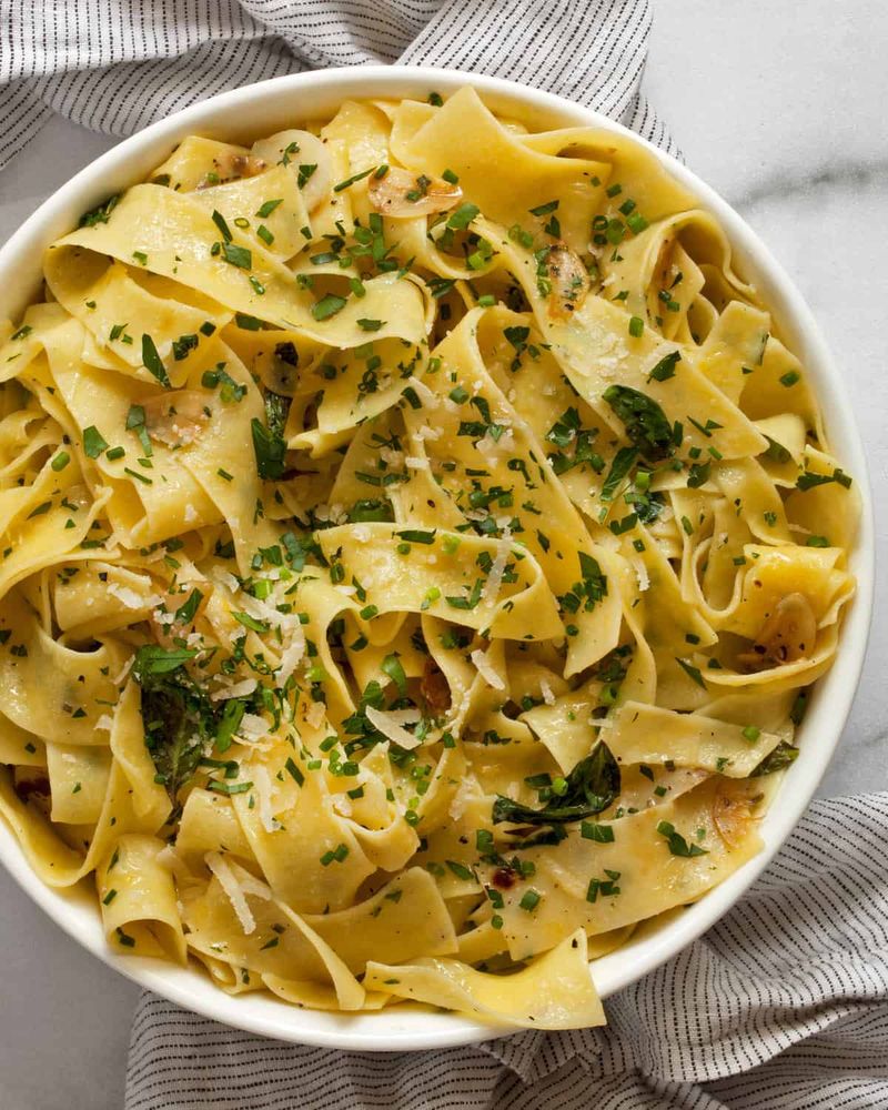 Fresh Herb Butter Noodles