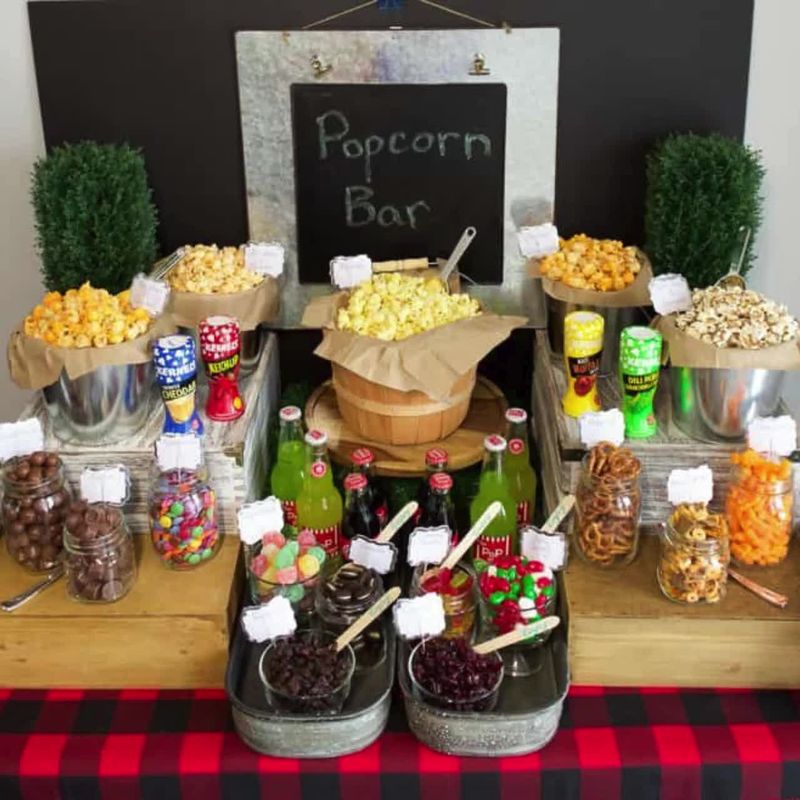 Popcorn Bar Extravaganza