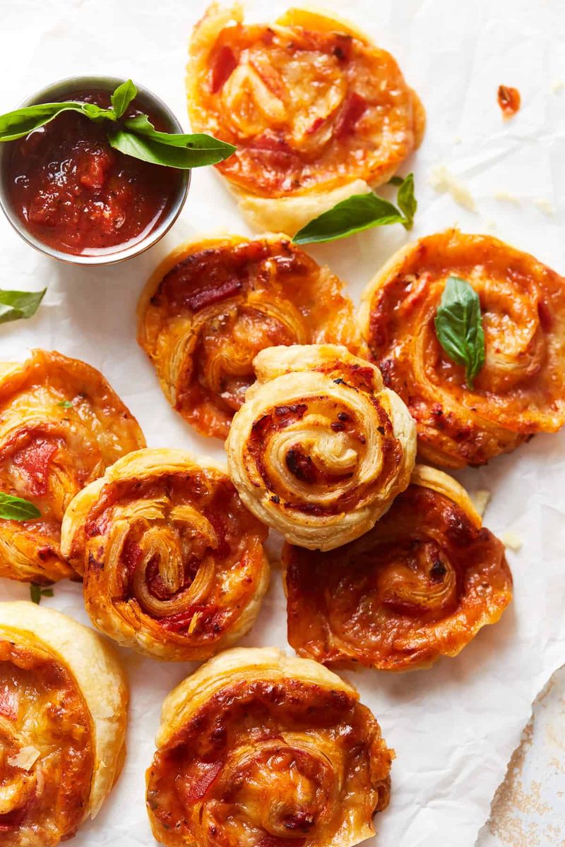 Savory Pizza Pinwheels