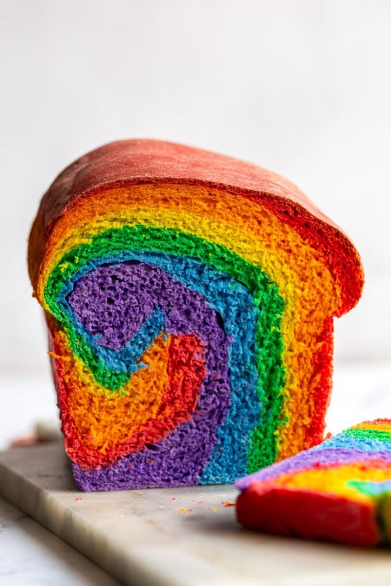Tie-Dye Milk Bread