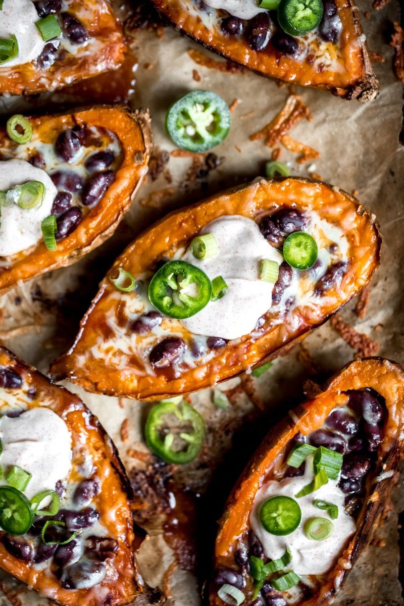 Loaded Sweet Potato Skins