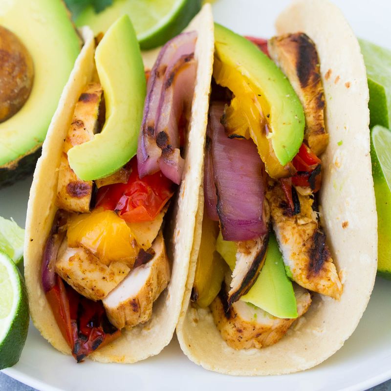 Honey-Lime Chicken Fajita Kabobs