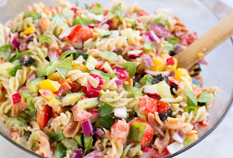 Rainbow Veggie Rotelle Riot