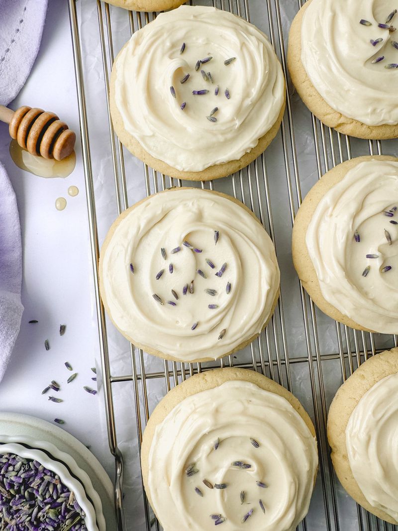 Honey Lavender Sugar Cookies