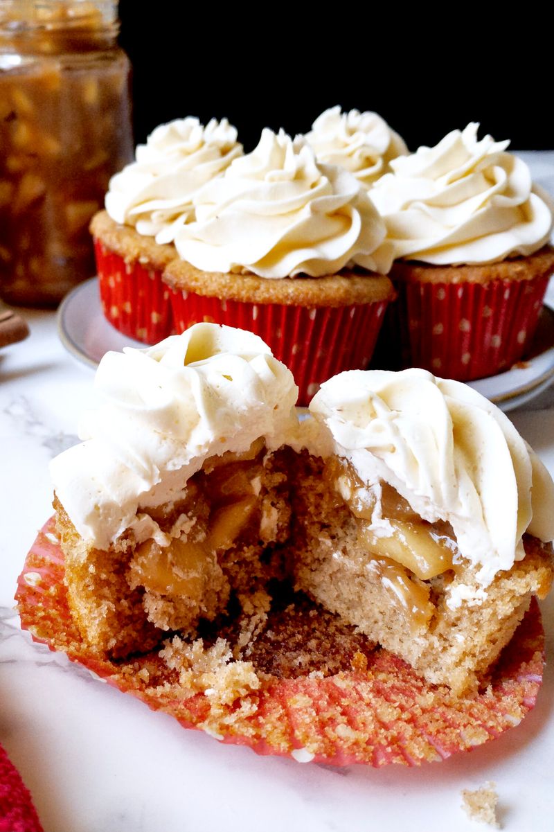Apple Pie à la Mode Cupcakes