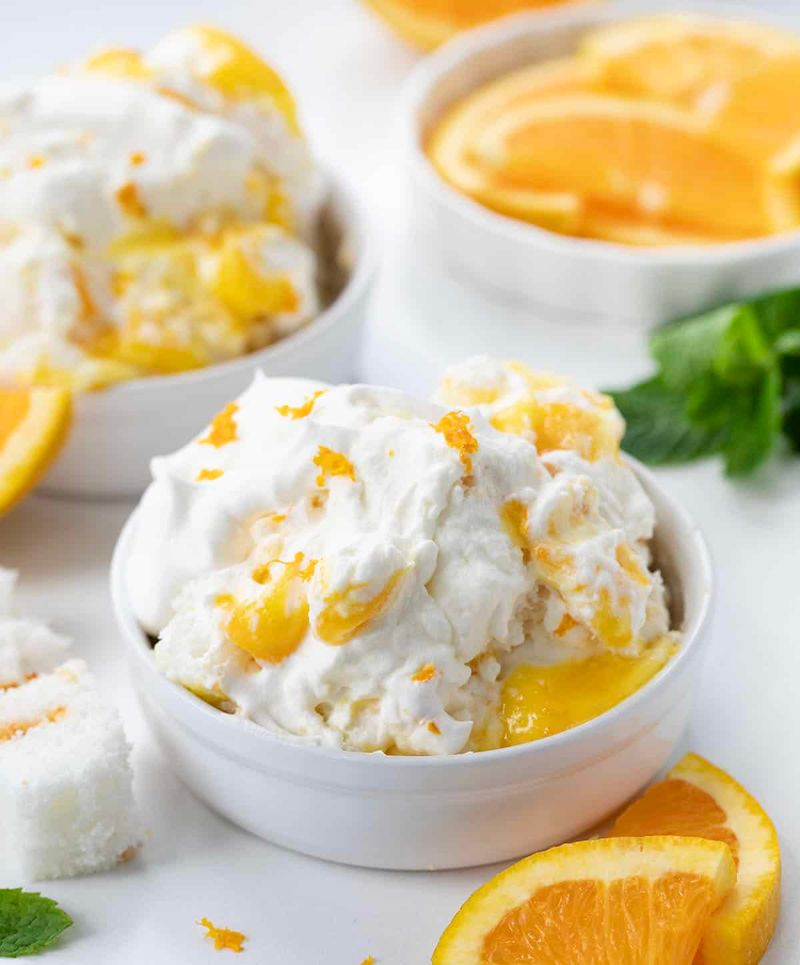 Orange Creamsicle Cake Cups