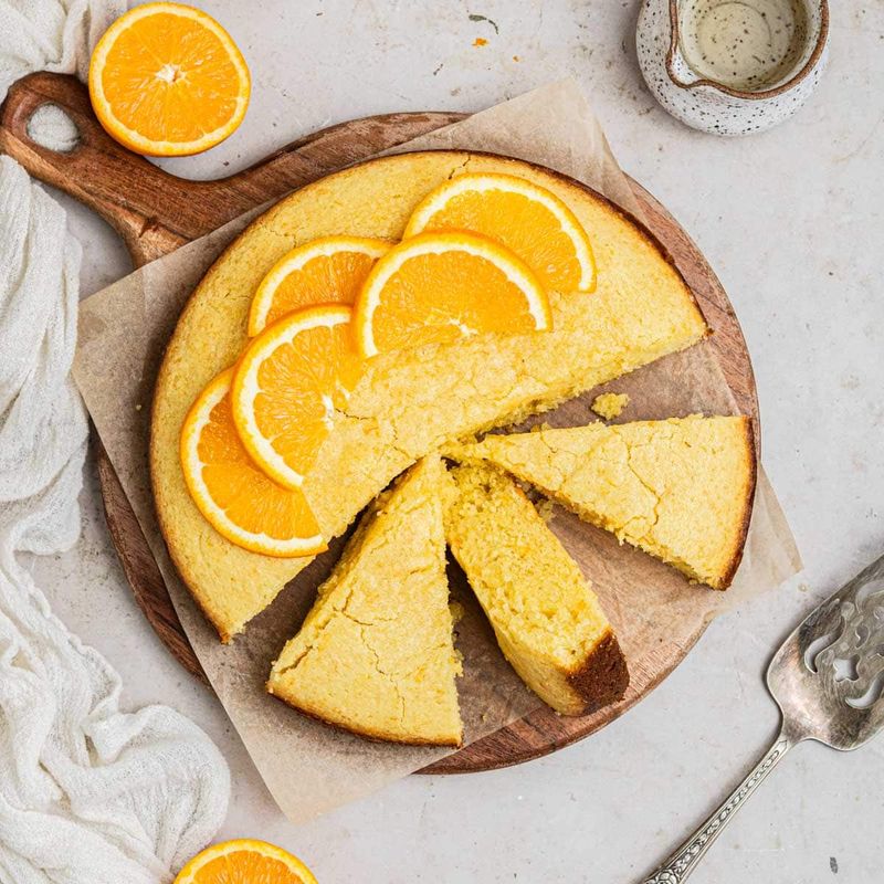 Orange Blossom Semolina Cake