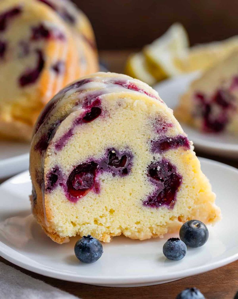 Lemon Blueberry Pound Cake
