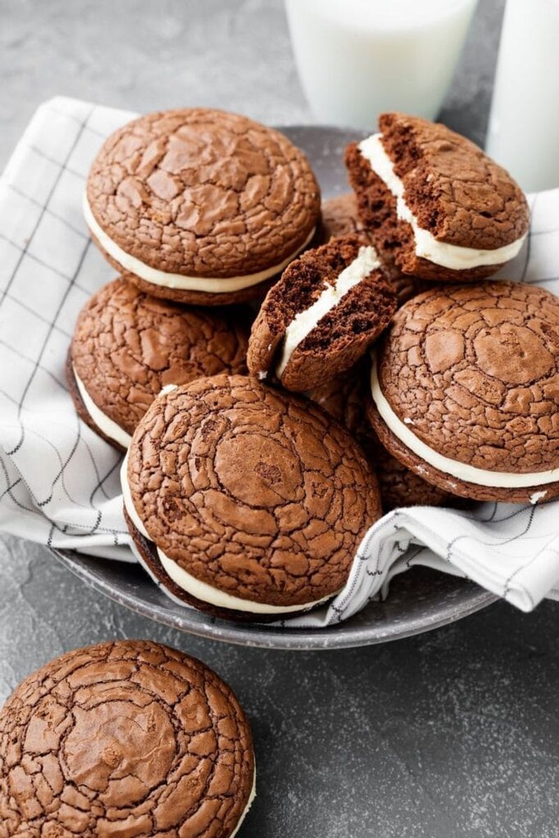 Chocolate Hazelnut Sandwich Cookies