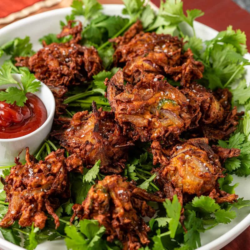 Red Onion Pakoras