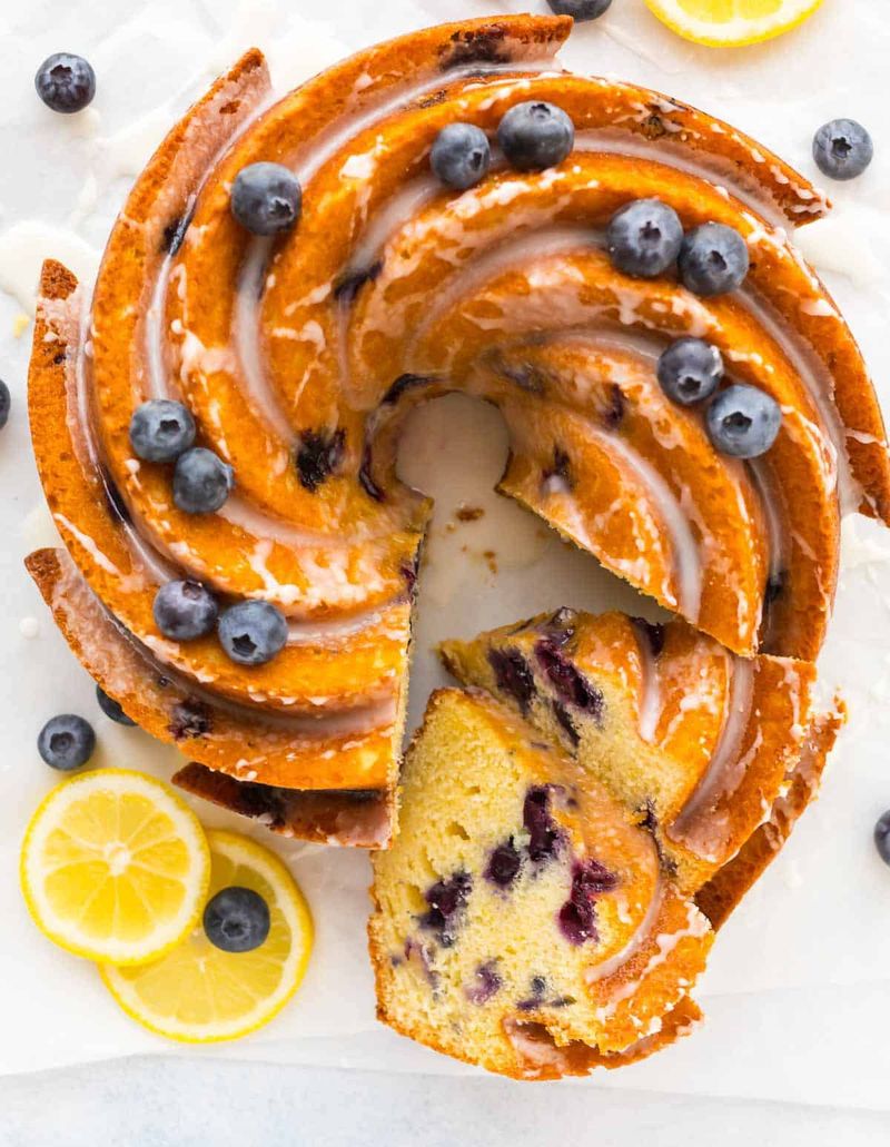Lemon Blueberry Pound Cake