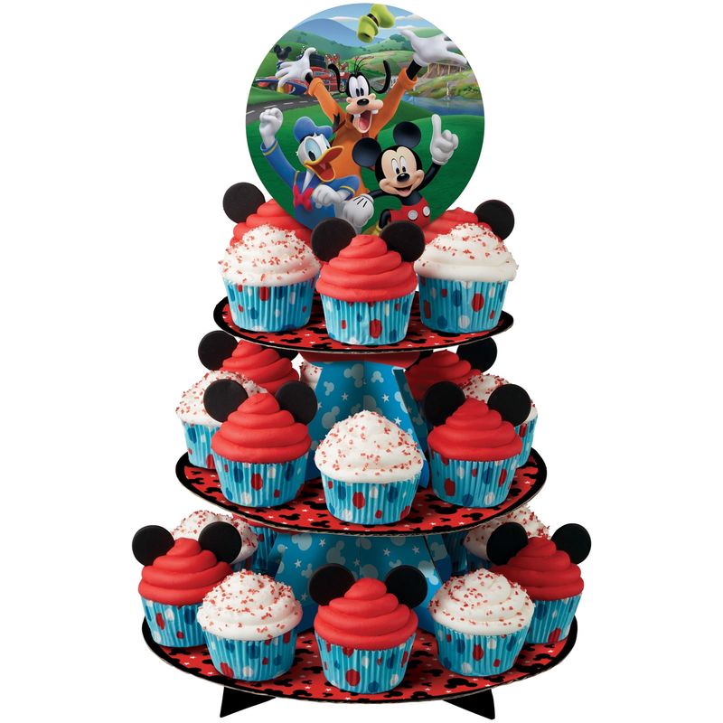 Mickey Mouse Topper Cupcake Tower