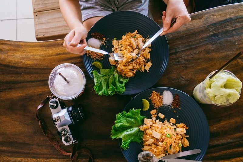 Using A Fork To Eat (Thailand)