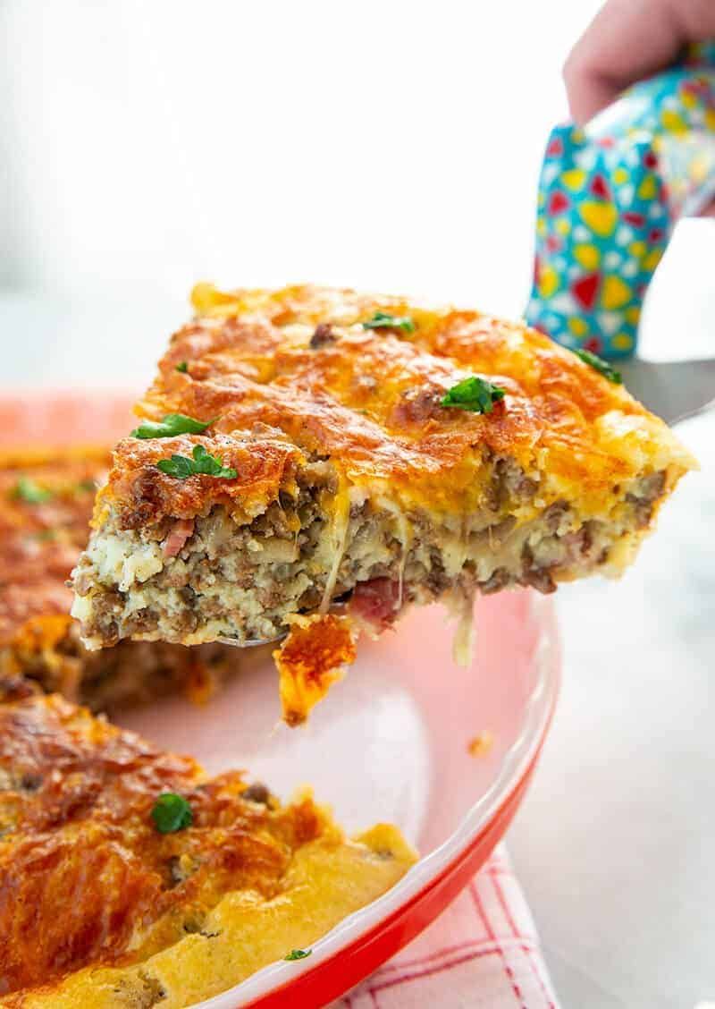 Impossible Cheeseburger Pie