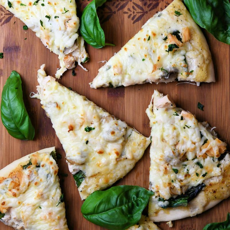 Chicken Alfredo Pizza Elegance