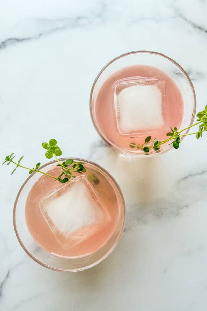 Rhubarb-Thyme Shrub